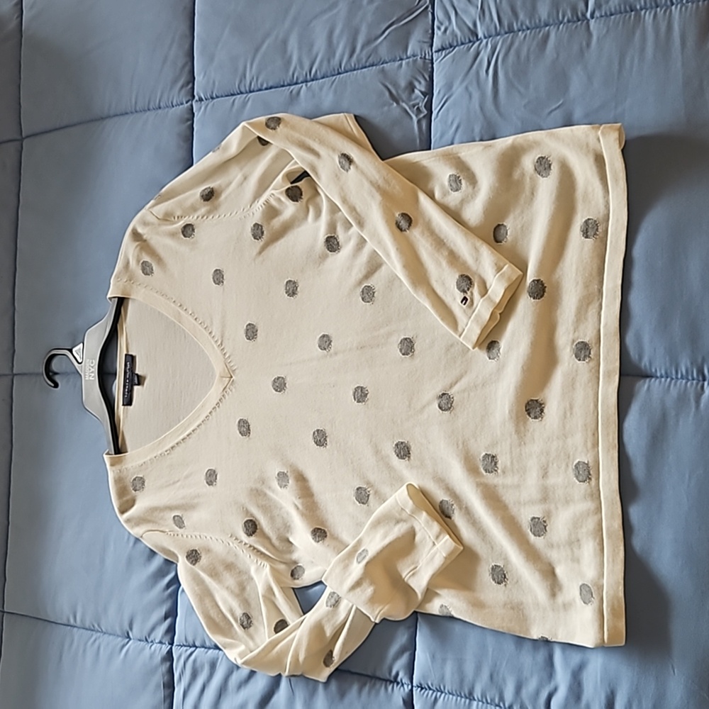 Tommy Hilfiger polka dot sweater size L